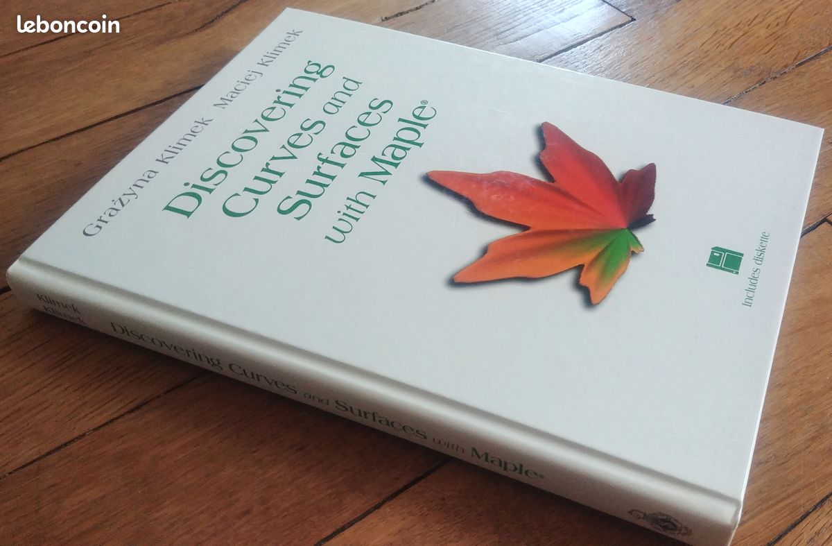 Discovering Curves and Surfaces With Maple, Maciej Klimek, 1997 (1er édition) (image 3)