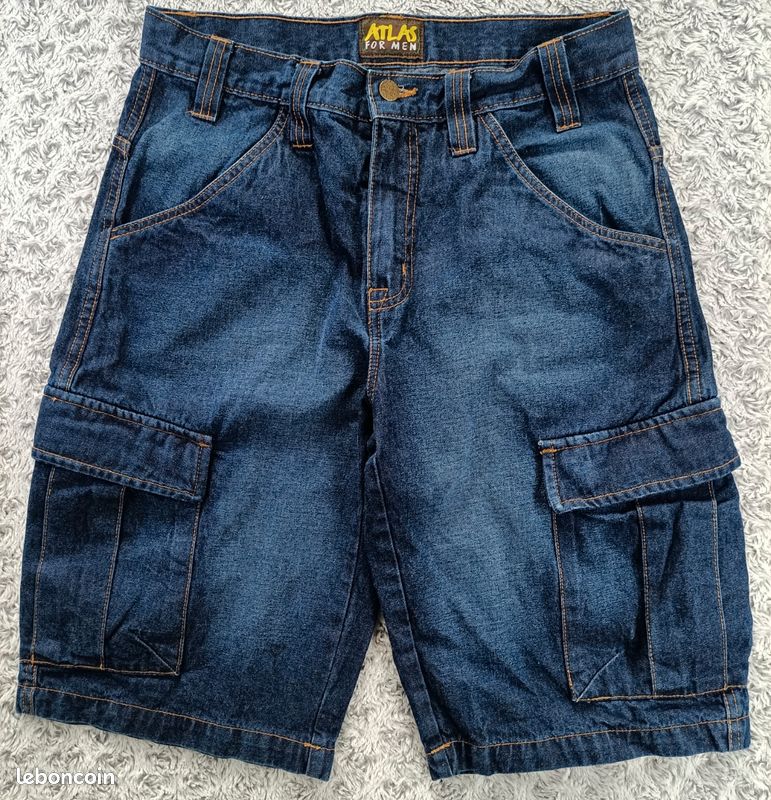 Jean Atlas - Taille 54 - Bleu - Coupe Droite - Homme - Neuf Avec étiquettes
