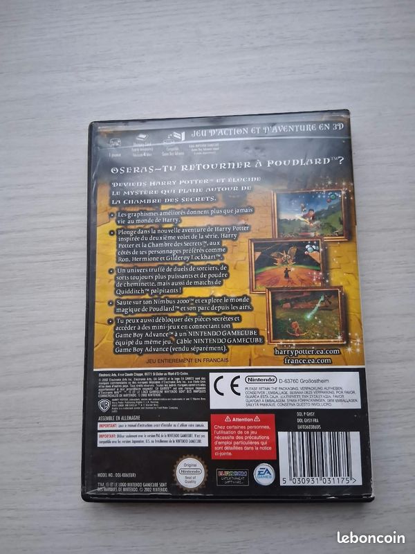 Harry Potter et la Chambre des Secrets GameCube Nintendo PAL (image 6)