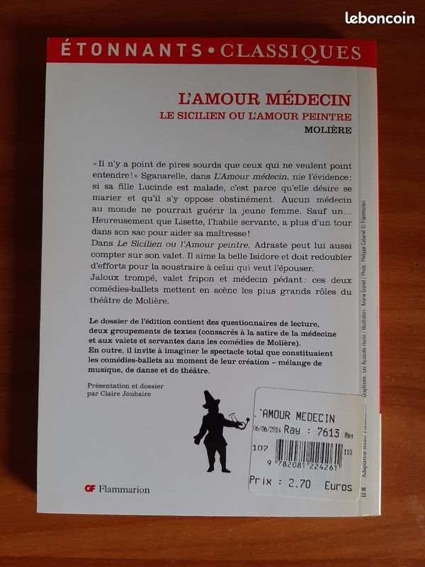 Molière L'amour médecin + Le Sicilien ou L'Amour peintre (image 2)