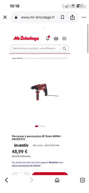 Perceuse percussion Inventive (image 5)