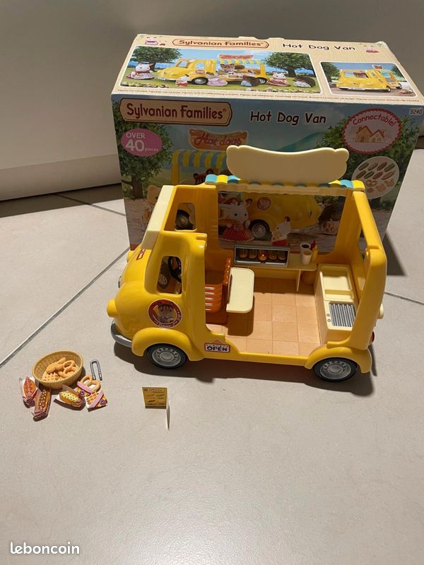 Van hot dog et livreur de pizza sylvanian families (image 1)