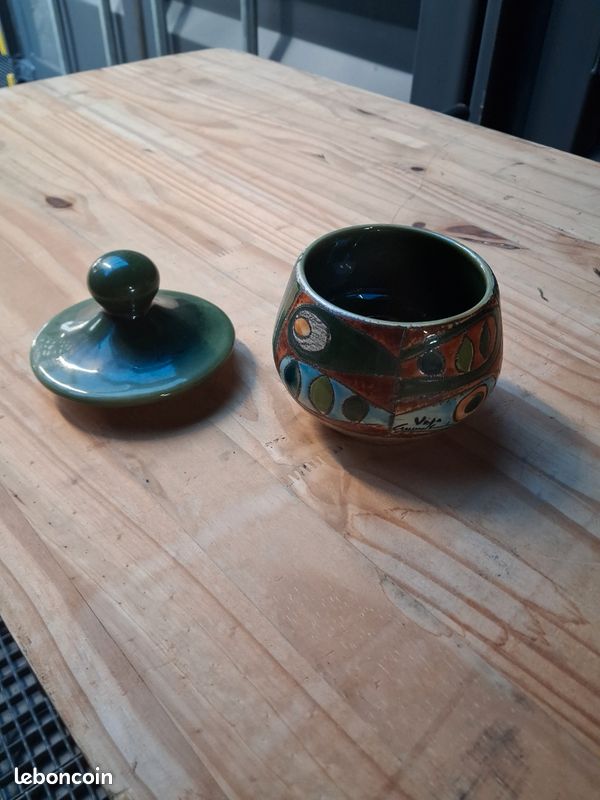 Poterie Eduardo Vega céramique vintage avec signature (image 2)