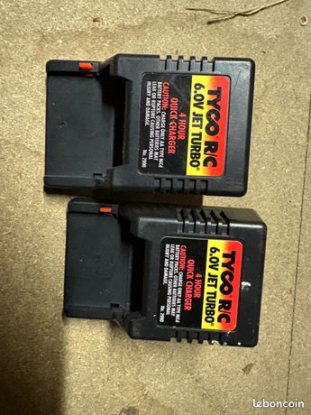 Chargeurs rapide Tyco RC 6V Jet Turbo heures 2990 pour