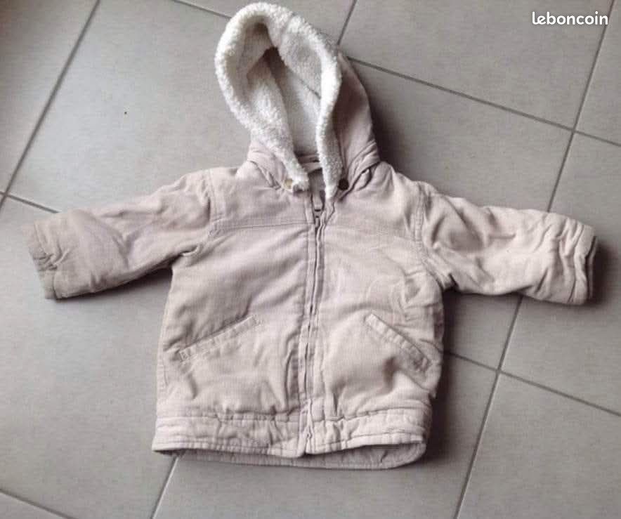 Manteau 12/18 mois. Marque H&M (image 1)