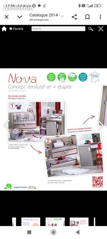 Chambre enfant sauthon (image 9)