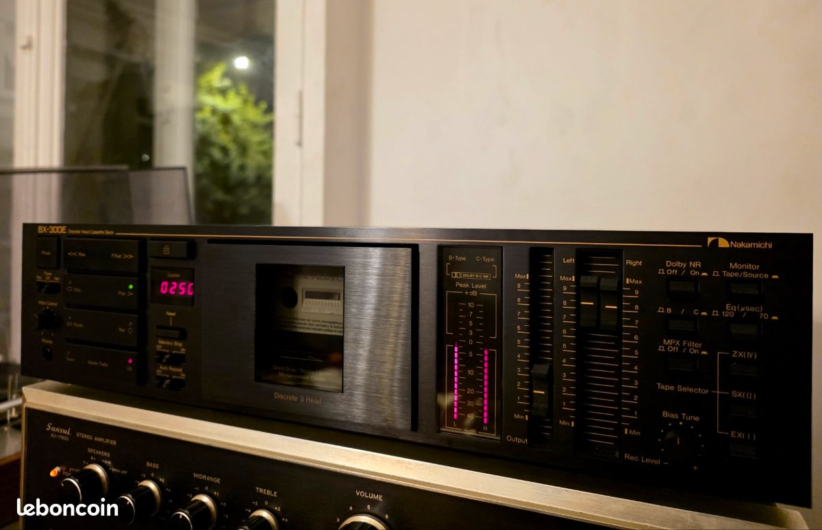 Platine Cassette Nakamichi BX-100E – Son Hi-Fi Magnifique, Lecture Fluide, Garantie 1 An