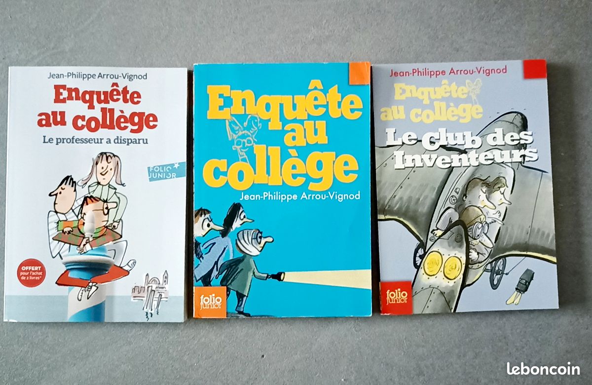 Enquête au collège tomes 1-2-6 TBE (image 1)