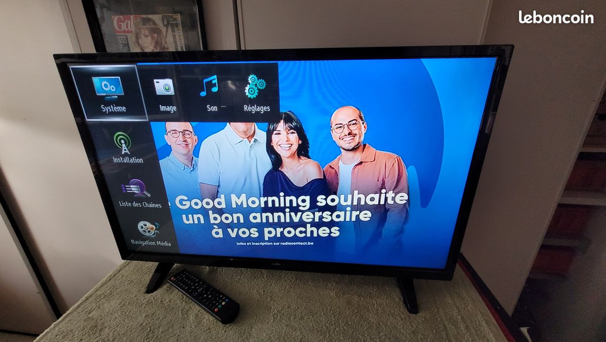 TV HIGH ONE HI3205HD Téléviseur 81 cm (32") Définition HD (1366x768 pixels) (image 1)