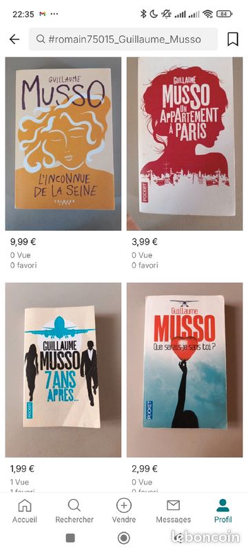 Livres Guillaume Musso à partir de 1,99 euros (image 3)