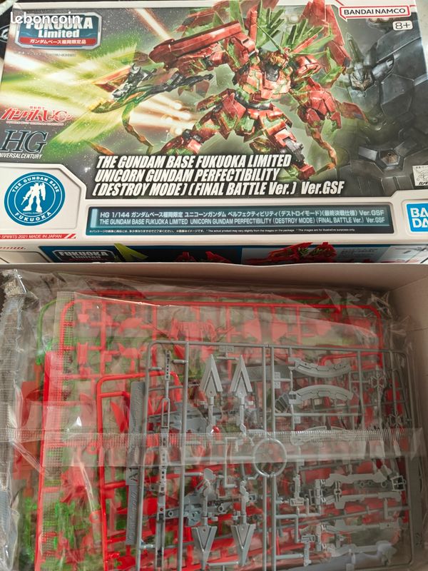 Bandai HG 1/144 Gundam Base Fukuoka Limited - Unicorn Gundam Perfectibility