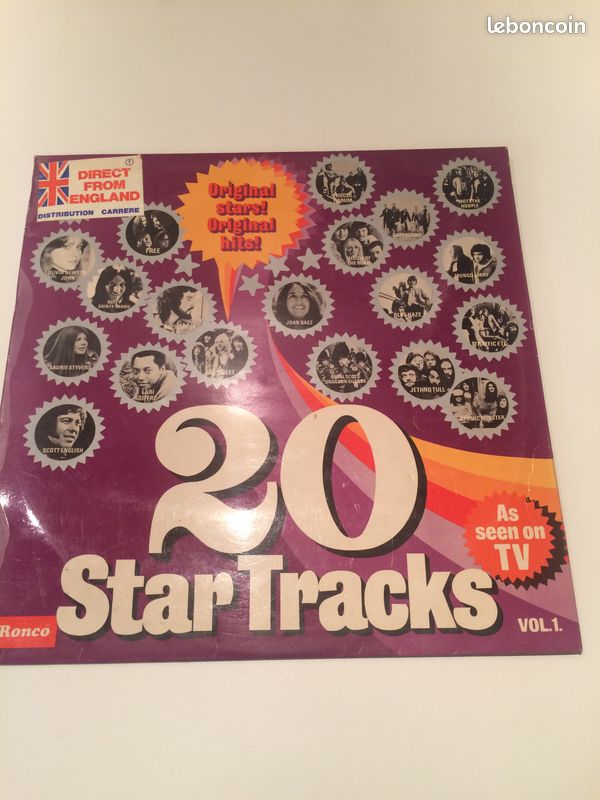 Disque vinyle 33 tours 20 star tracks (image 1)