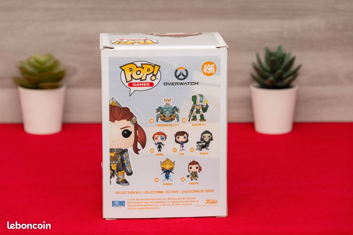 Blizzard Brigitte Pop Overwatch Funko Pop SDCC 2019 Exclusive