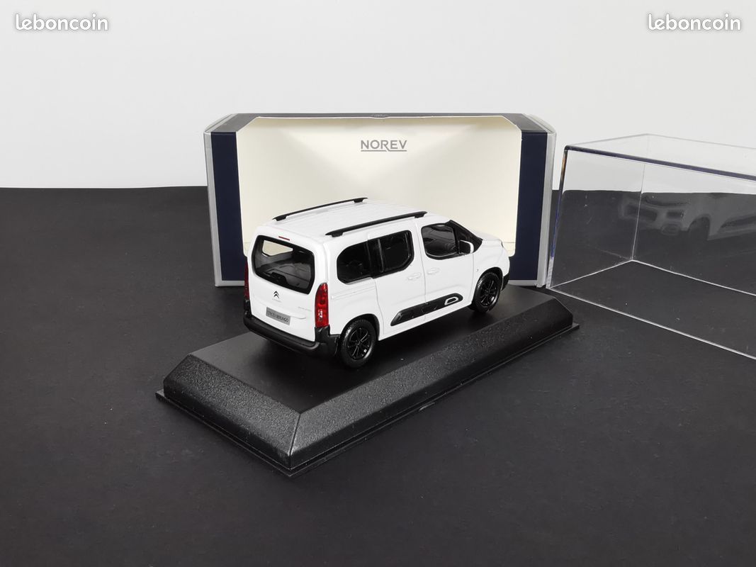 Miniature Norev Citroën Berlingo Blanche – Échelle 1/43, Fourgon En Zamak Pour Collectionneurs, Made In China