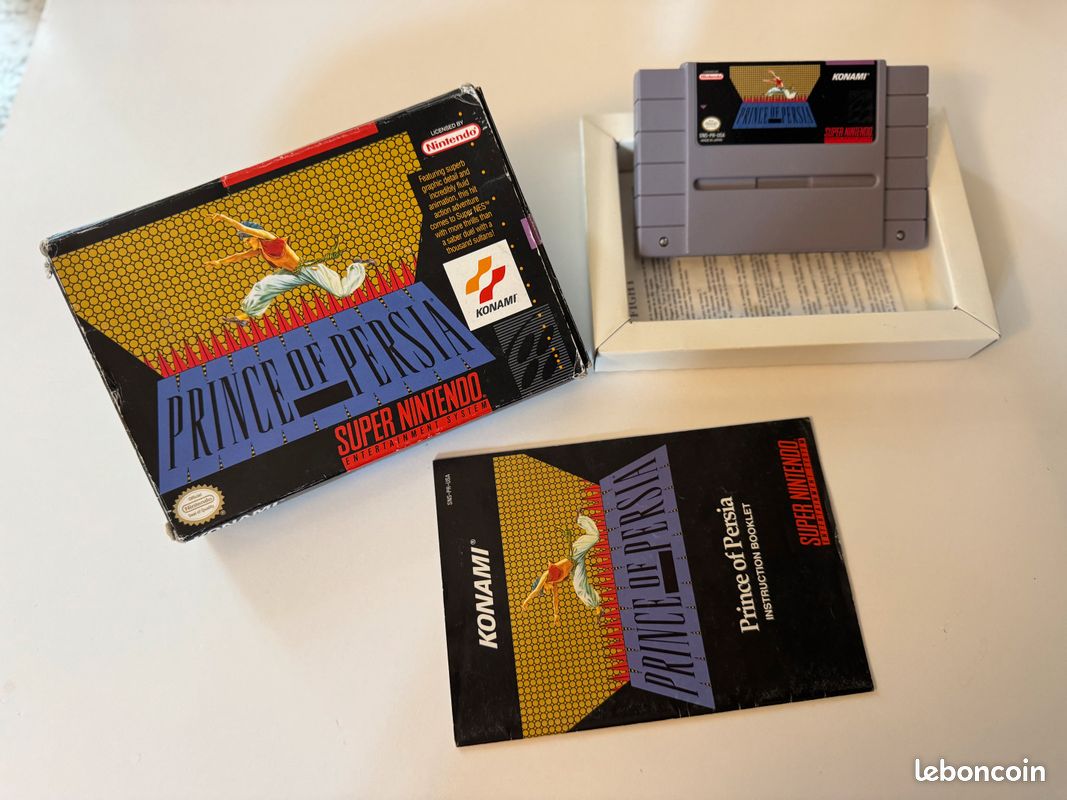🎮 Prince of Persia – Super Nintendo – Complet boîte + notice – PAL (image 4)