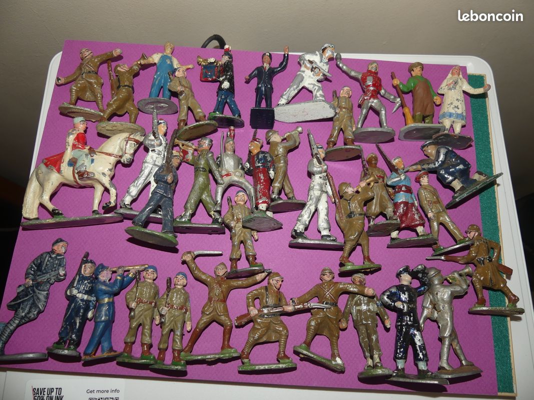 LOT SOLDATS STARLUX GUILBERT JIM QUIRALU JEM NOREV BEFFOID MINIAJOUET