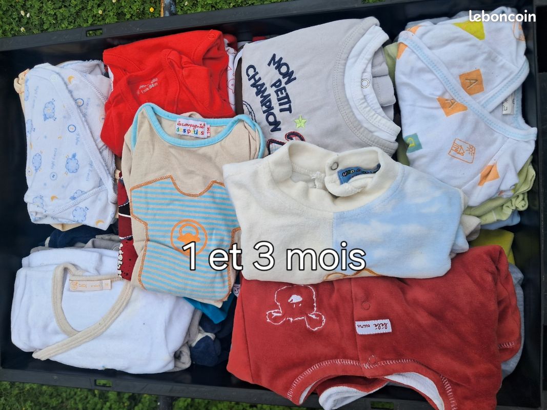 Lot 1 et 3 mois garçon (image 1)