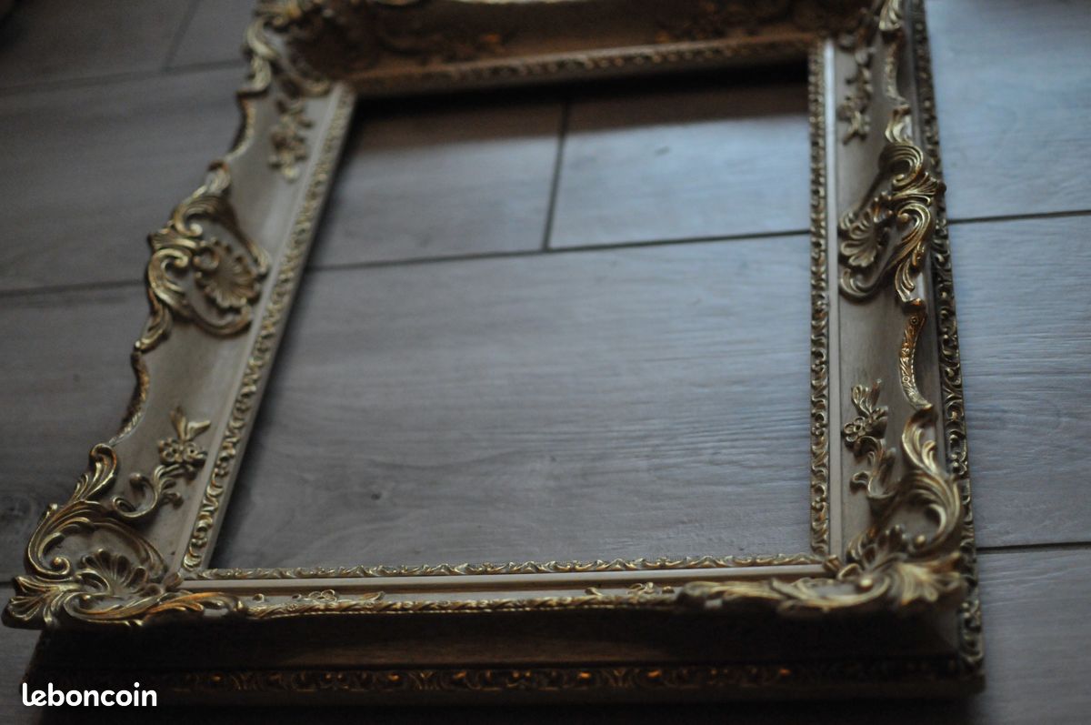 Cadre ancien moulures et dorures 30x40 (image 5)