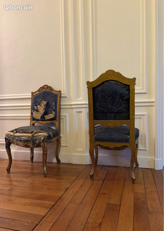 Paire de Chaises Louis XV (image 3)