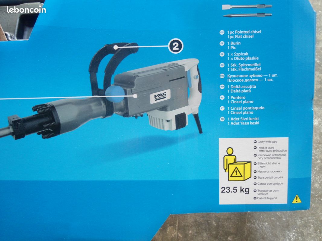 Marteau piqueur 1700W-50 Joules (image 2)