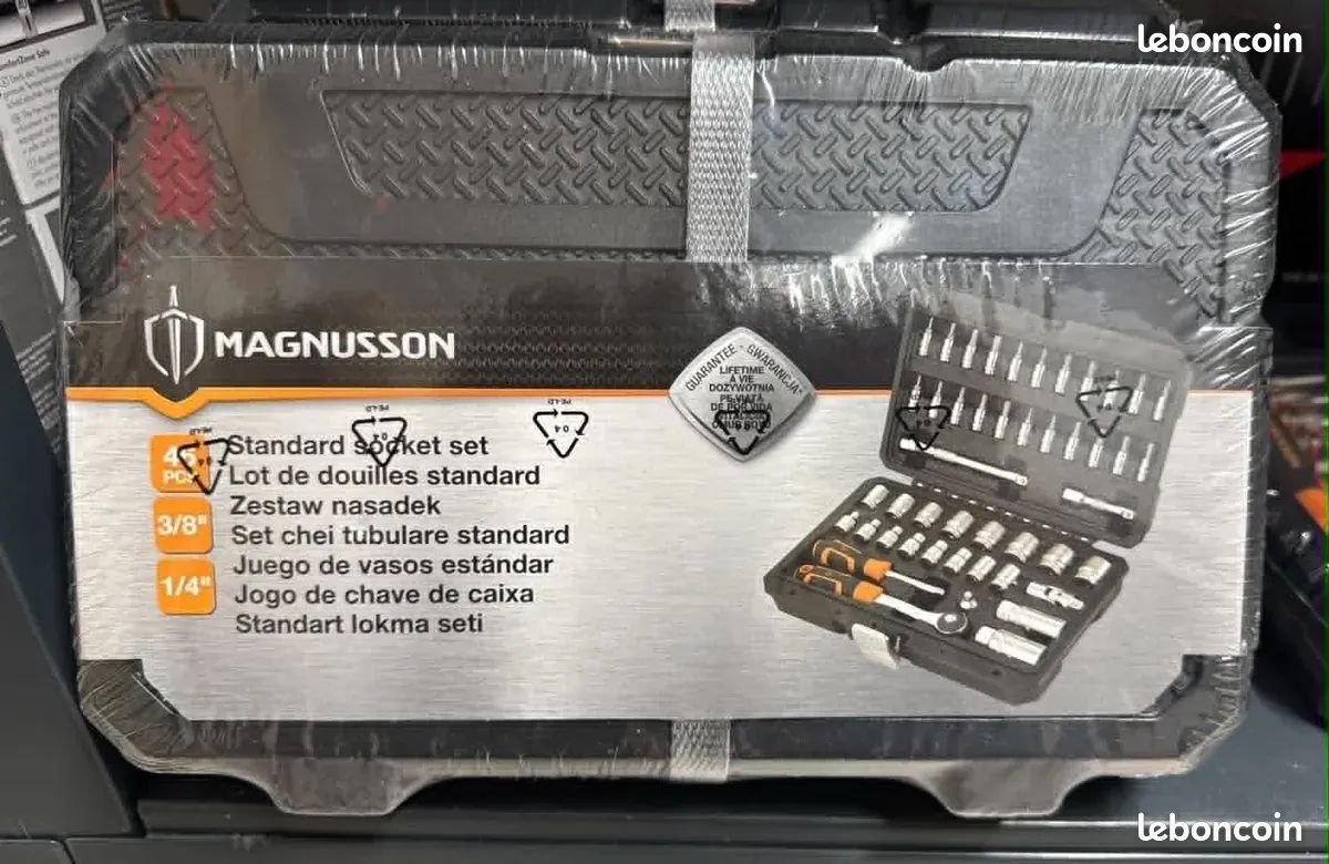 Douille standard mixtes Magnusson - 45 pièces neuf (image 1)