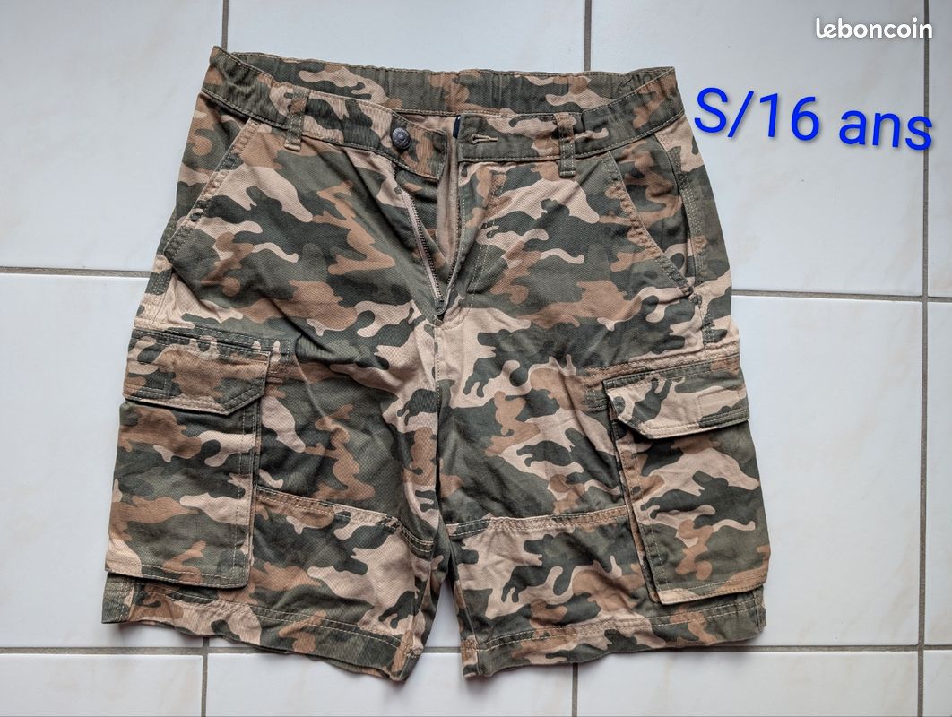 Short garçon taille S/16 ans (image 1)