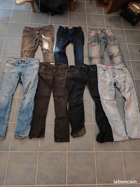 Lot vêtements homme (pull, t-shirts, polos, chemises, pantalons etc...) (image 8)
