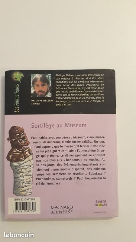 Livre - Sortilège au Muséum (image 2)