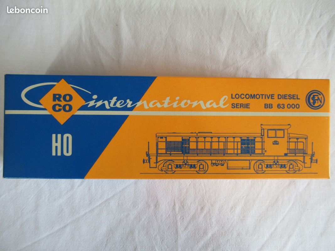 Enchères Lot 294 - Rocco, Ho motrice diesel BB-63998, verte liseré