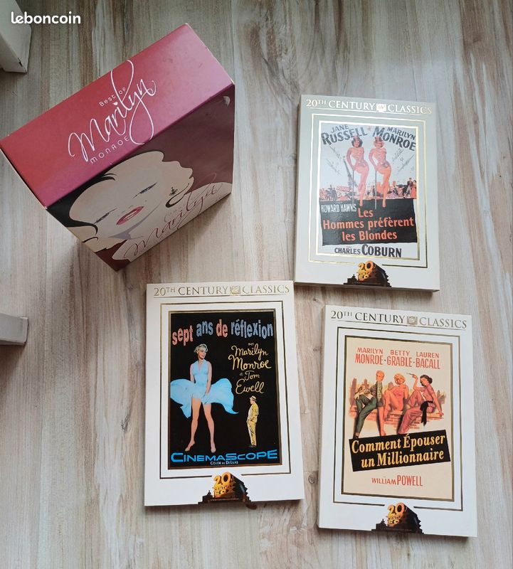 DVD - Le meilleur de Marilyn - Coffret 3 DVD - Marilyn Monroe (image 1)