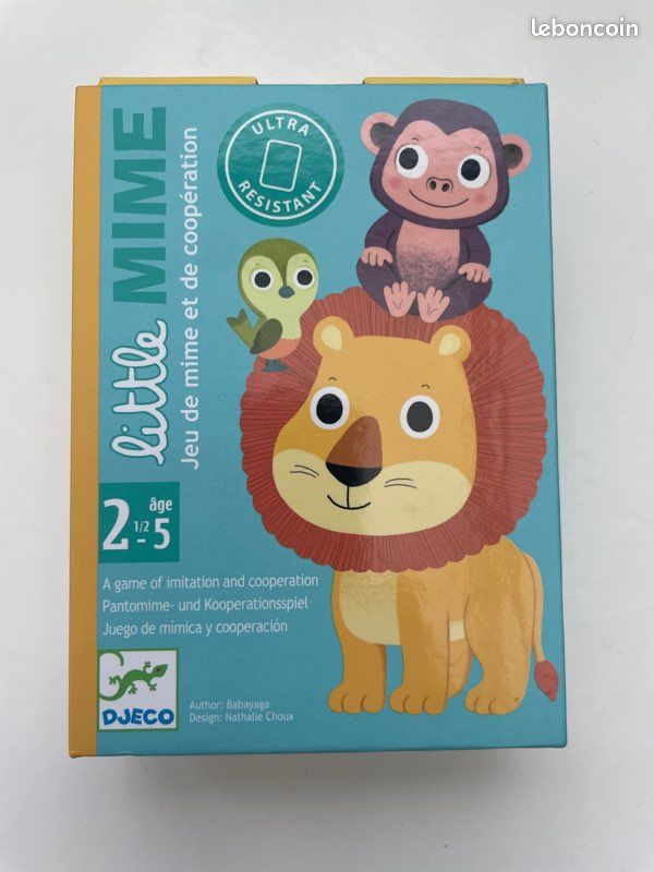 Jeux cartes Little Mime Djeco 2,5 ans et + (image 1)