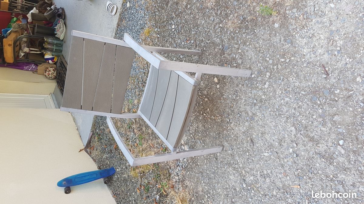 Chaise salon de jardin (image 1)