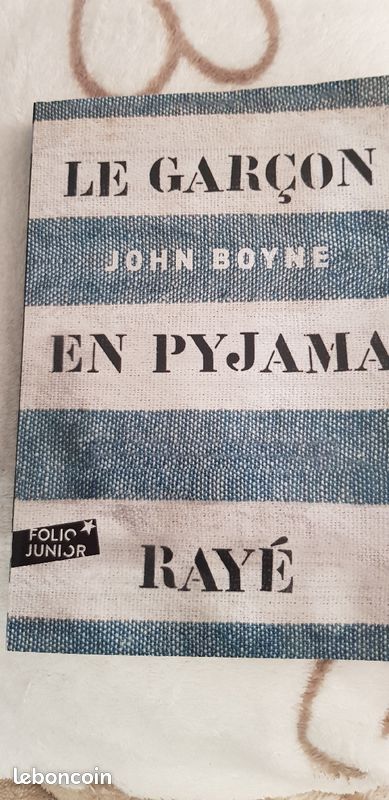 Livre : le garçon en pyjama rayé folio junior (image 1)