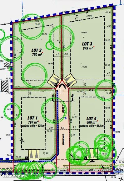 Terrain 750 m² · à Lège-Cap-Ferret · 750 m² · 228 000 €