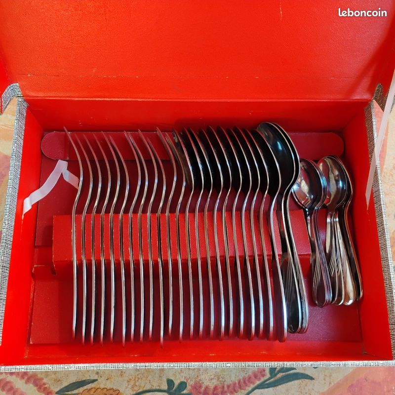 Ménagère vintage 12 couverts inox (image 3)