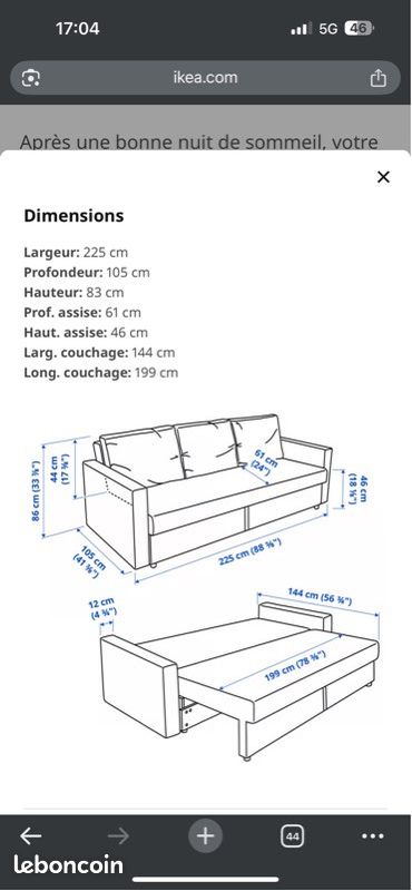 Canapé FRIHETEN IKEA (image 5)