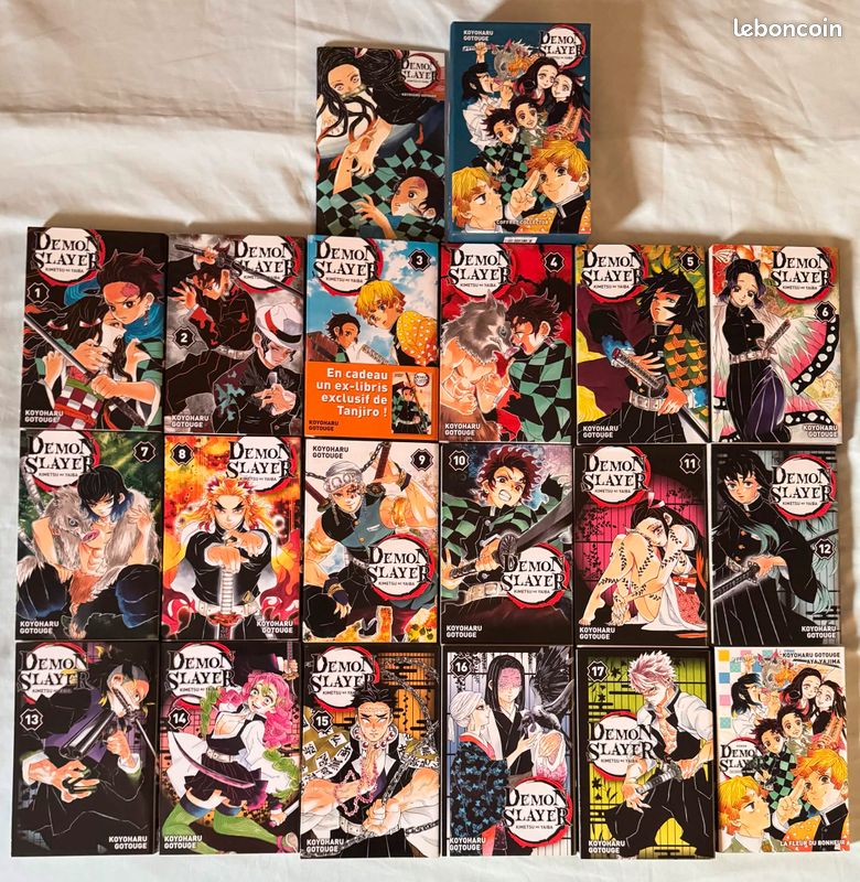 Demon Slayer tomes 1 à 17 + coffret collector T17 + bonus (image 1)