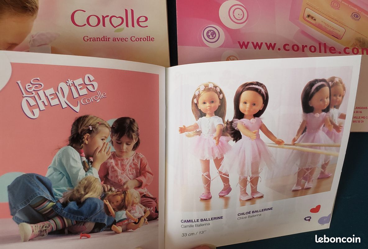 Tenue Peignoir vêtements pour poupée 33 32 Cm Corolle Les Cheries Paola