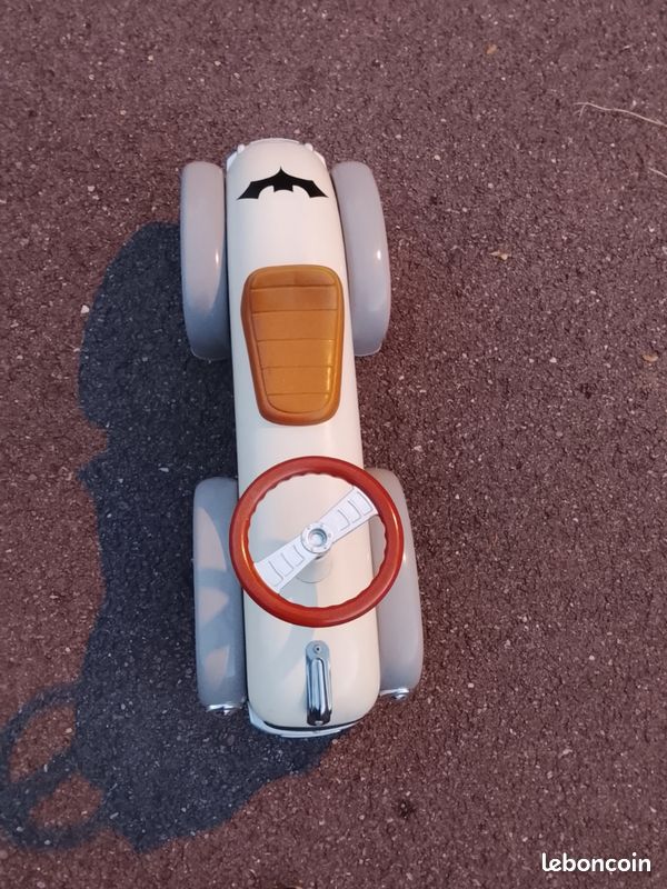 Porteur enfant en métal Baghera vintage / Voiture de course rétro (image 3)