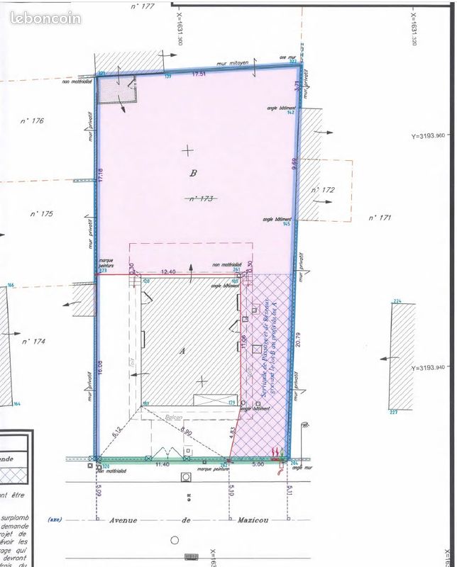 Terrain constructible clos et végétalisé · à Albi · 60 000 €