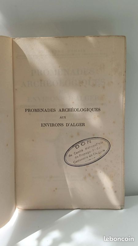 Stéphane Gsell – Promenades archéologiques environs d’Alger – 1926 (image 5)
