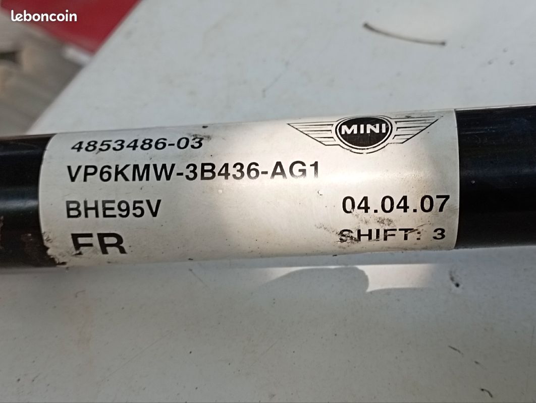 Cardan pour Mini Cooper 4853486-03 - Équipement auto