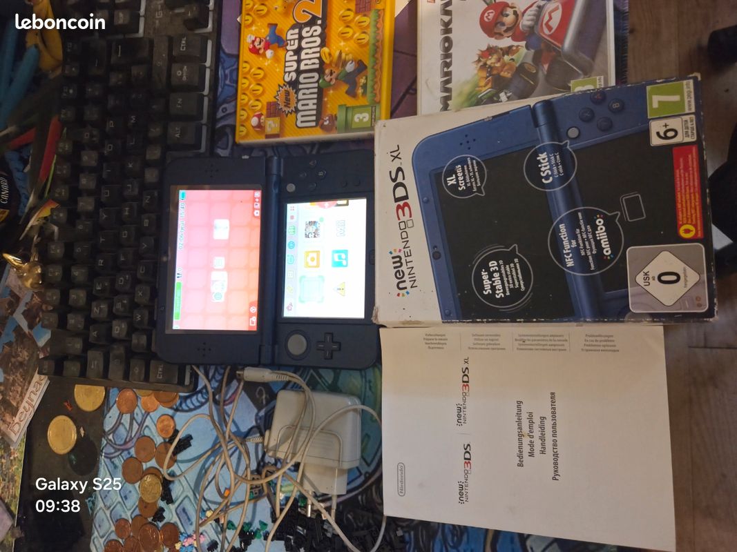 New Nintendo 3DS xl metallic blue (image 1)