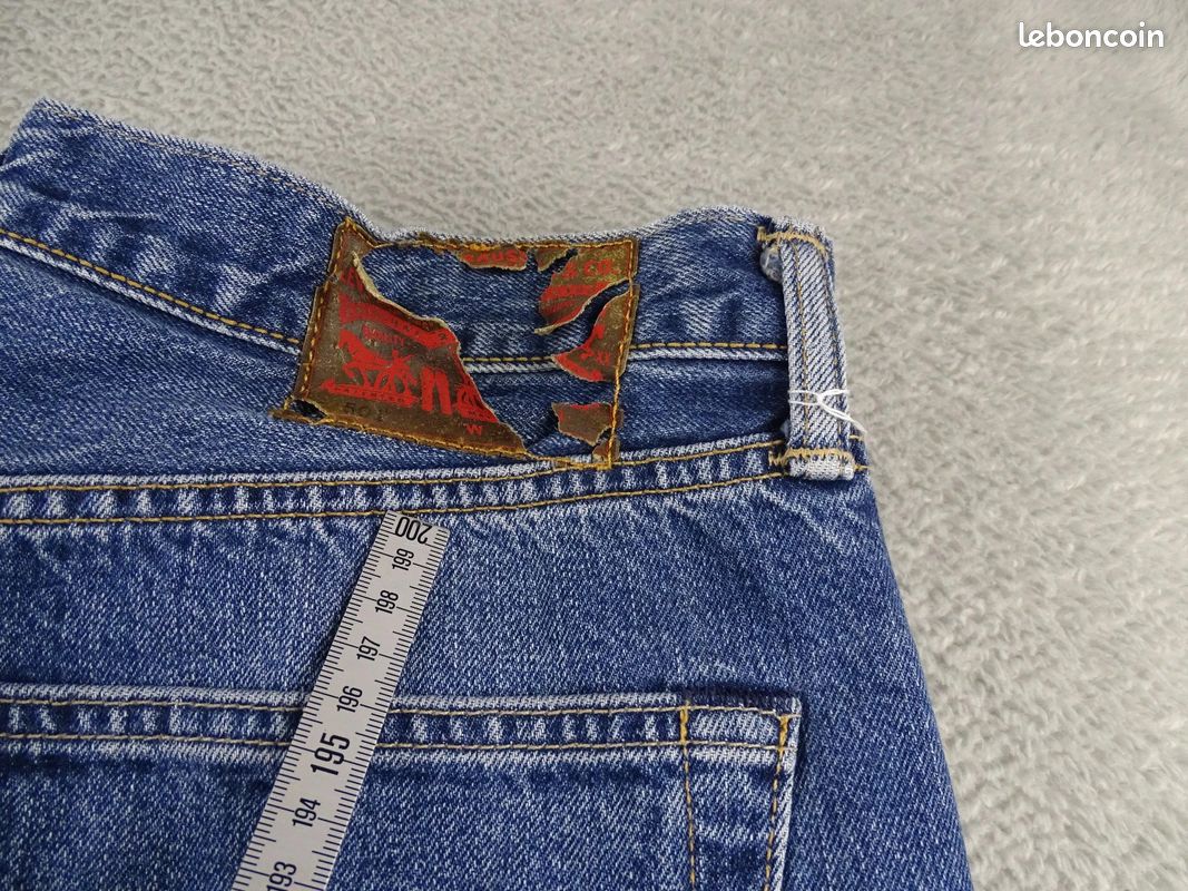 Jean Levi's 501 W32 L32 Vintage Bleu Brut / Straight Fit / Levi Strauss (image 8)