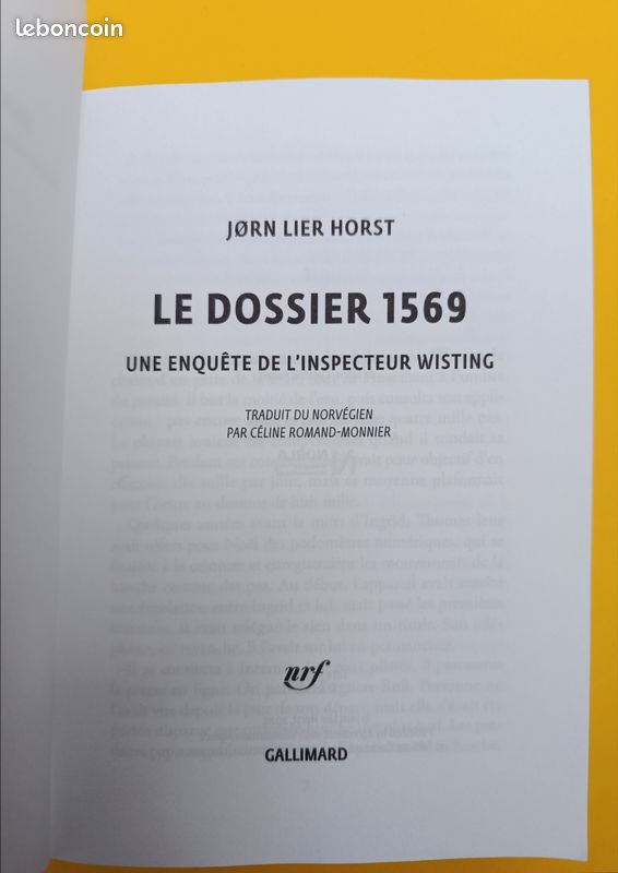Jørn Lier HORST : Le dossier 1569 (image 7)