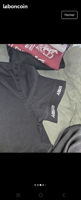 T shirt noir Axel Arigato homme (image 3)