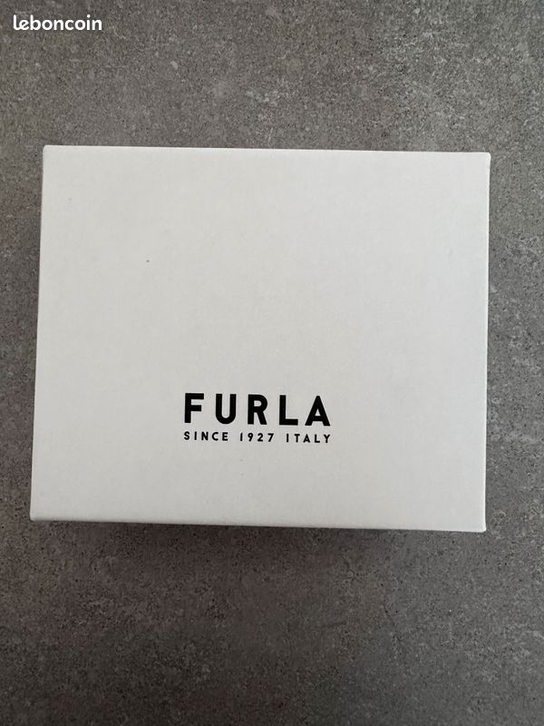 Étui Pour Cartes De Visite En Cuir Saffiano Furla Multicolore - Neuf Avec étiquettes