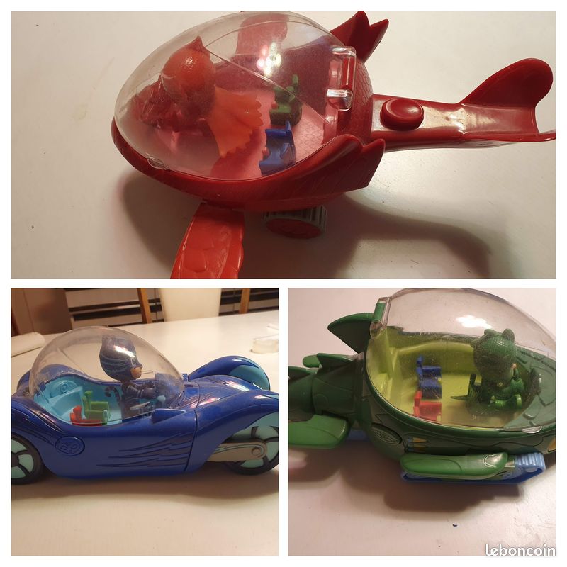 Véhicules avec les figurines PJ MASK (image 1)