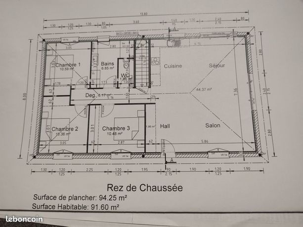 Location maison neuve 91.60m² sur les hauteurs de Varetz - Varetz 19240 (image principale 2)