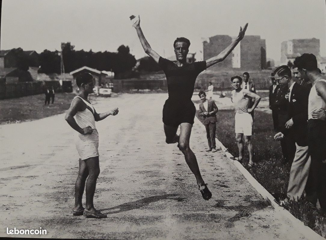ATHLÉTISME, TIJOU, TEXEREAU et Maroquin , Vintage PrintArrivée du 10 000m dan EUR 59,00 - FR